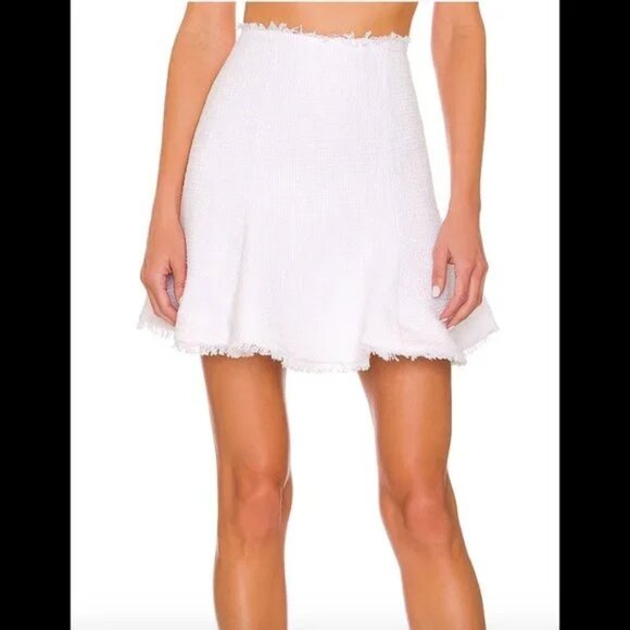 NEW LIKELY DREA TWEED CROP TOP AND SKIRT SET SIZE 6 - Picture 4 of 13